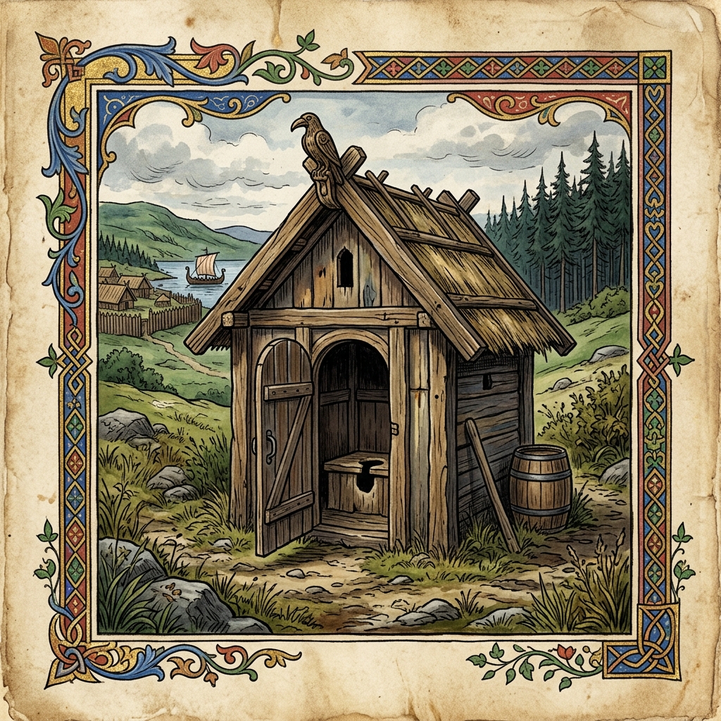 Houten Viking-toilethuisjes – een kijkje in de Viking-hygiëne van de middeleeuwen
