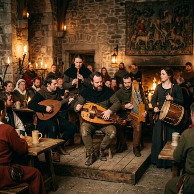 Muziek uit de Middeleeuwen - Middeleeuwse muziek: klanken en instrumenten in een oogopslag