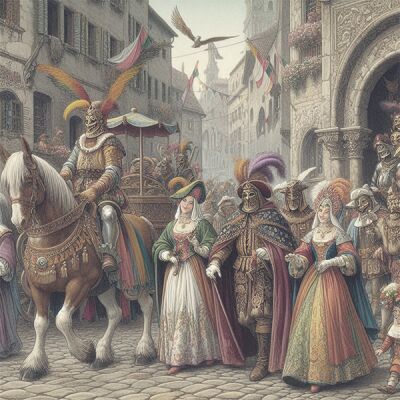 Carnaval in de Middeleeuwen: carnavalsgebruiken, feesten en maskerades - Carnaval in de Middeleeuwen - tradities, maskers en feesten