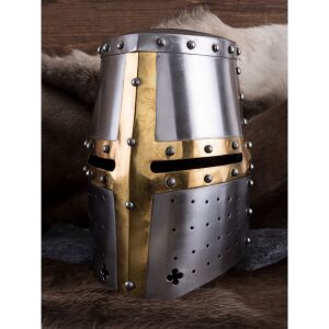 Grote pothelm, 14e eeuw, 1,6 mm staal