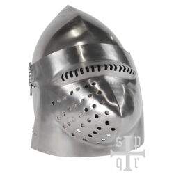 Hundsgugel, middeleeuwse helm, kasteel Churburg ca. 1395, 1,8 mm staal