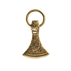 Jellinge bijl hanger, messing