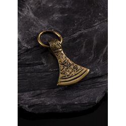 Jellinge bijl hanger, messing