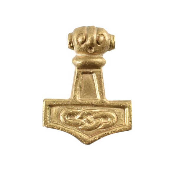 Grote hamer van Thor, messing