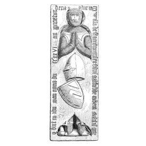 Grote pothelm William de Staunton, 1,6 mm staal