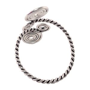 Keltische verzilverde bovenste armband