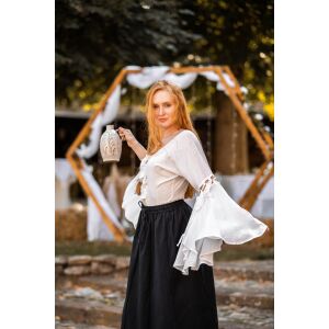 Blouse wit "Carmen