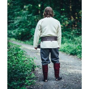 Rustieke wollen broek grijs "Harald