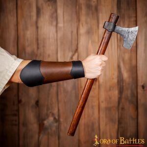 Leren armbeschermers of armwarmers