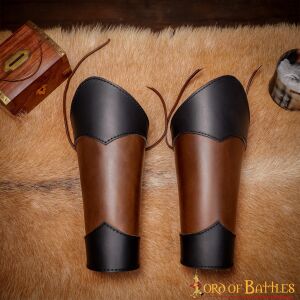 Leren armbeschermers of armwarmers