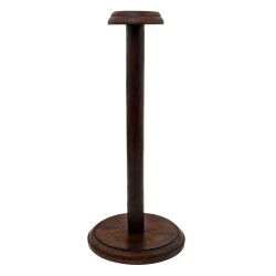Handgemaakte houten helmstandaard voor helmen zonder rand ca. 44cm