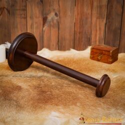 Handgemaakte houten helmstandaard voor helmen zonder rand ca. 44cm