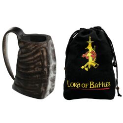 Hoorn bierpul buffelhoorn ca. 400ml