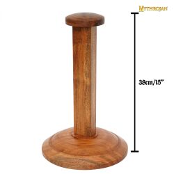 Houten helmstandaard ca. 38 cm
