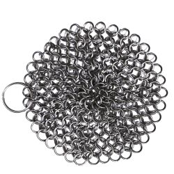 Kettingring roestvrij staal schrobber diameter 12 cm