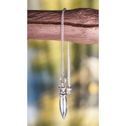 Karnak slinger messing, verzilverd