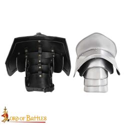 Fantasie schouderplaten gepolijst met bladbreker 20 gauge (1,3 mm)