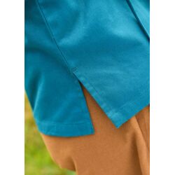 Mouwloze middeleeuwse blouse petrol "Levke"