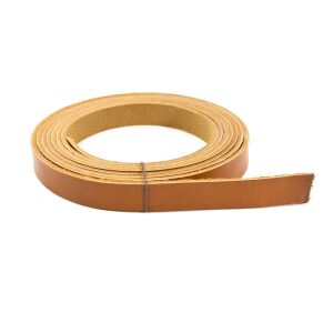 Leren riem van ca. 140 cm voor riemen, plantaardig...