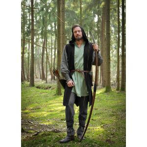 Middeleeuwse tuniek met groene veters "Ruvan" look