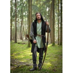 Middeleeuwse tuniek met groene veters "Ruvan" look