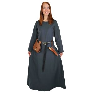 Klassieke middeleeuwse jurk of onderjurk, blauw “Amalie” XXXL, B-kwaliteit