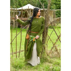 Wollen jurk "Forseti" Viking-damesjurk 100% wol...