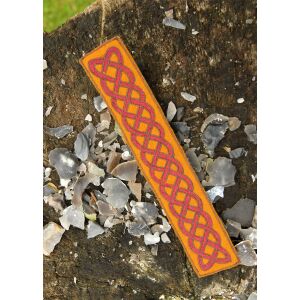 Geborduurde patch "Forseti" van wol – Keltische knoop