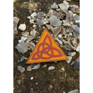 Geborduurde patch "Forseti" van wol – Keltische knoop