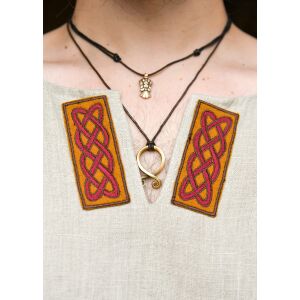 Geborduurde patch "Forseti" van wol – Keltische knoop