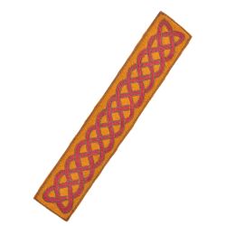 Geborduurde patch "Forseti" van wol – Keltische knoop