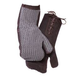 Kettingwanten met kettingnet, Ø 6mm, staal, maat 9-10