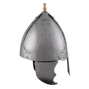 Germaanse beugelhelm van rond 500 na Christus, 1,6 mm staal - geschikt voor showgevechten