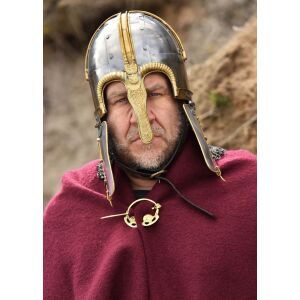 Coppergate helm met geklonken 1,6 mm kettingrand geschikt voor showgevechten