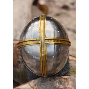 Coppergate helm met geklonken 1,6 mm kettingrand geschikt voor showgevechten
