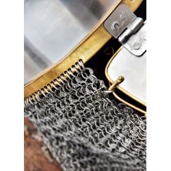 Coppergate helm met geklonken 1,6 mm kettingrand geschikt voor showgevechten